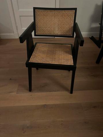 Rotan eetkamerstoelen zwart beschikbaar voor biedingen