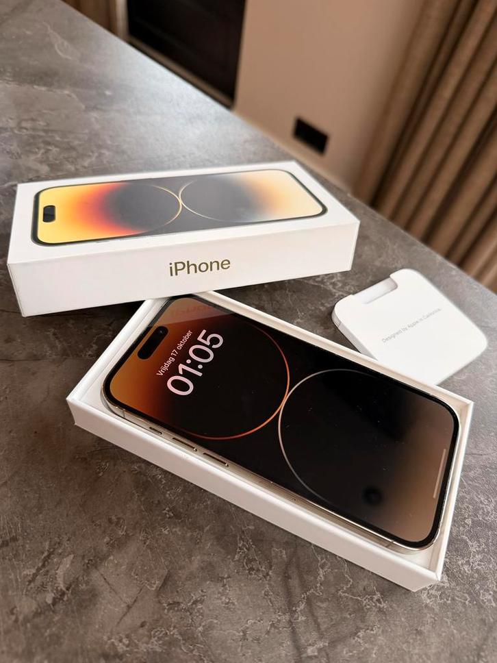 Apple iphone 14 pro - 256 GB Goud, Telecommunicatie, Mobiele telefoons | Apple iPhone, Zo goed als nieuw, 256 GB, iPhone 14 Pro
