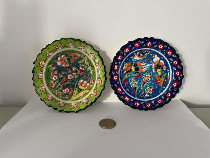 Turks Kutahya Aardewerk Decoratiebord, Antiek en Kunst, Antiek | Wandborden en Tegels, Ophalen of Verzenden