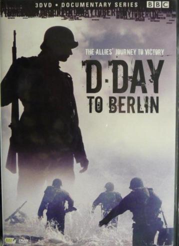 3 DVD Oorlog: D-day to Berlin; WO-II, Docu, ZGAN.	 beschikbaar voor biedingen