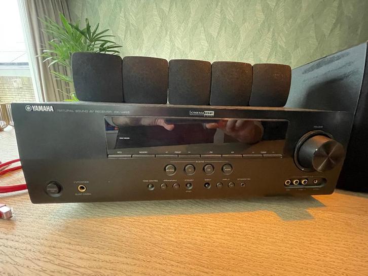Yamaha versterker en speakers, Audio, Tv en Foto, Versterkers en Receivers, Zo goed als nieuw, 5.1, 120 watt of meer, Yamaha, Ophalen
