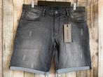 Aspact super gave nieuwe grijze jeans short (Maat W36), W36 - W38 (confectie 52/54), Verzenden, Grijs, Nieuw
