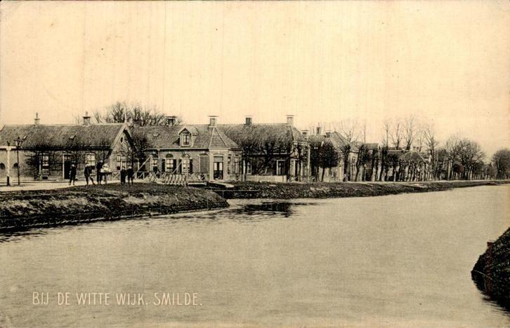 Smilde - De Witte Wijk, Verzamelen, Ansichtkaarten | Nederland, Gelopen, Utrecht, Voor 1920, Ophalen of Verzenden