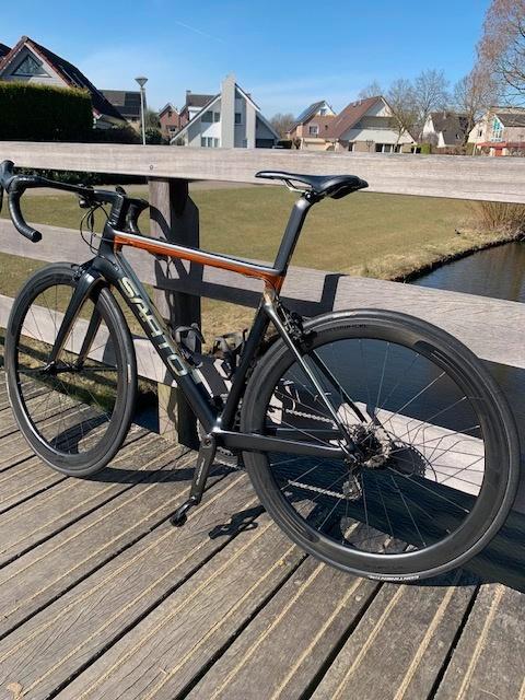 Sarto (Lampo) Campagnolo Record(12 speed) Prijs €1990,-, Fietsen en Brommers, Fietsen | Racefietsen, Zo goed als nieuw, Overige merken