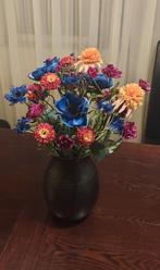 Zijden bloemen boeket incl. vaas, Binnen, Info@bloemenkunst-xaviera.nl, Bloemenkunst Xaviera, 7606CB Almelo