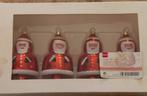 4 kaarthouders Kerstmannen - Hema kunststof ornamenten, Ophalen of Verzenden