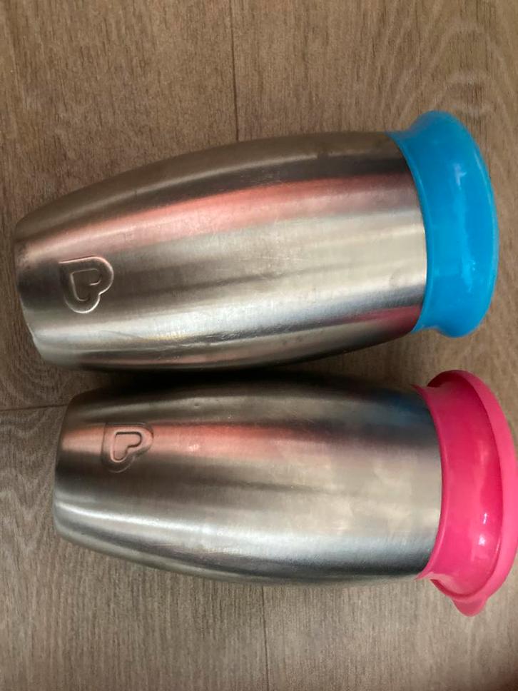 Metalen Antilekbeker munchkin - Duurzaam, Kinderen en Baby's, Babyvoeding en Toebehoren, Gebruikt, Overige typen, Ophalen