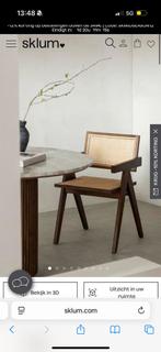 Sklum rotan stoelen donker hout, Ophalen, Zo goed als nieuw, 70 cm of meer