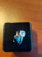 Agatha Ring - Zilver & Zirkonia, Met edelsteen, Ophalen of Verzenden, Zo goed als nieuw, 17 tot 18