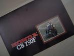 Honda CB750F verkoop folder brochure flyer CB 750 F, Ophalen of Verzenden, Honda