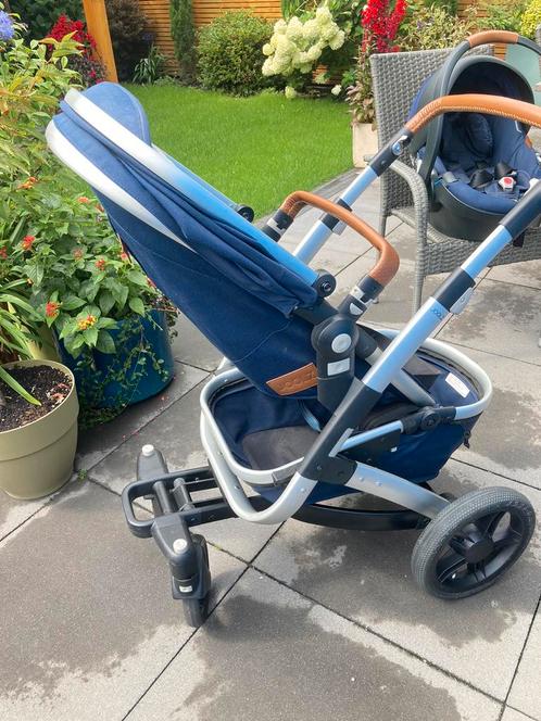 Joolz Geo 2 kinderwagen en Maxi cosi – Parrot Blue, Kinderen en Baby's, Kinderwagens en Combinaties, Zo goed als nieuw, Overige merken