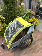 Kessler fietskar voor twee kinderen., Fietsen en Brommers, Ophalen, Opvouwbaar, Zo goed als nieuw, Kinderkar