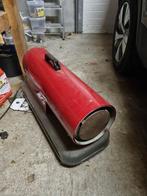 Rode Kachel - hetelucht canon diesel, Doe-het-zelf en Verbouw, 30 tot 80 cm, Gebruikt, Kachel, Minder dan 60 cm