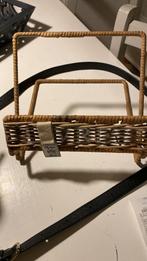 Vintage Rotan kookboek rek Riviera Maison, Ophalen, Overige materialen, Minder dan 50 cm, Gebruikt