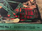 Meccano boekje.  Handleiding voor uitrusting No1, Ophalen of Verzenden