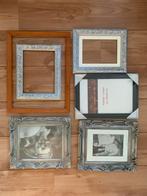 4 fotolijsten + 2 zonder glas 20x30cm, Minder dan 50 cm, Gebruikt, Ophalen of Verzenden, Minder dan 50 cm