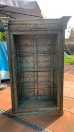 Kast indiase vitrinekast, Huis en Inrichting, Ophalen, Zo goed als nieuw, 25 tot 50 cm, 50 tot 100 cm