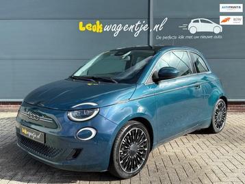 Fiat 500 La Prima 42 kWh *carplay *panorama *camera *leder beschikbaar voor biedingen