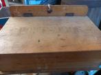antiek houten poetsdoos met inhoud, Antiek en Kunst, Ophalen of Verzenden