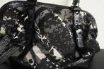 Burberry crossbody tas ruit bloemen lak leer deel Authentiek, Overige merken, Verzenden, Zwart, Zo goed als nieuw