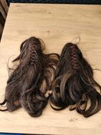 Haarklips met bruin nephaar, Ophalen of Verzenden, Nieuw, Pruik of Haarverlenging