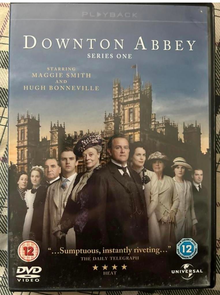 Downton Abbey Seizoen 1 /// 3 dvd’s Engelstalig, Vanaf 9 jaar, Ophalen of Verzenden, Gebruikt, Drama