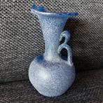 Kobalt blauw vaasje murano sommerso, Gebruikt, Blauw, Ophalen of Verzenden, Glas