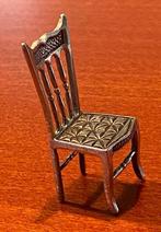 Zilveren Miniatuur Stoel - Verzamelaarsobject, Antiek en Kunst, Antiek | Goud en Zilver, Ophalen of Verzenden, Zilver