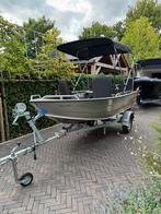Aluminium boot met trailer, Watersport en Boten, Ophalen, Tot 10 pk, Aluminium, Zo goed als nieuw