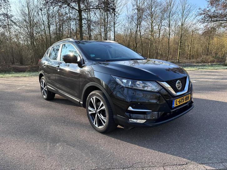Nissan Qashqai 1.3 Dig-t 140pk 2019 Zwart, Auto's, Nissan, Particulier, Qashqai, 360° camera, ABS, Airbags, Airconditioning, Android Auto