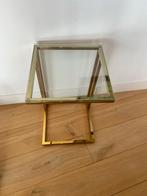 2x Eric Kuster bijzettafel goud, Ophalen, Minder dan 45 cm, Minder dan 55 cm, Gebruikt