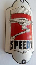 Speedy oldtimerrijwiel balhoofdplaat, oude messing, Verzenden, Zo goed als nieuw, Gebruiksvoorwerp