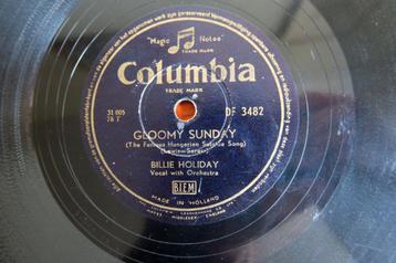 Billie Holiday Gloomy Sunday 78 toeren 78rpm wurlitzer jazz  beschikbaar voor biedingen