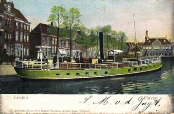 Leiden - Haven - 1906 gelopen beschikbaar voor biedingen