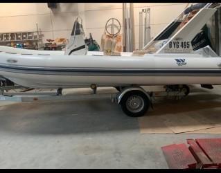 Tiger Marine TL600, Watersport en Boten, Rubberboten, Zo goed als nieuw, Overige merken, Overige materialen, 120 tot 200 pk, Benzine