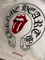 Chome hearts white hoodie size M x Rolling Stones, Chrome Hearts, Maat 48/50 (M), Wit, Ophalen of Verzenden