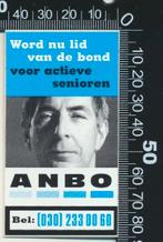 Sticker: ANBO - Voor actieve senioren, Ophalen of Verzenden, Zo goed als nieuw, Bedrijf of Vereniging