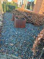 Gratis ophalen donker grijze  sier stenen / keien, Tuin en Terras, Grind, Keien en Split, Ophalen, Gebruikt