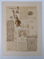 Leonardo da Vinci litho 21x28 cm (1959), Antiek en Kunst, Kunst | Litho's en Zeefdrukken, Verzenden