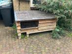 Degelijk konijnenhok zelfbouw met lijstenendak, Dieren en Toebehoren, Ophalen of Verzenden, 90 cm of meer, Konijn, Hok