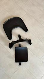 Tripp trap tray en babyset zwart, Ophalen of Verzenden, Zo goed als nieuw