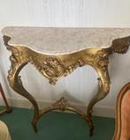Antieke gouden rijk geornamenteerde sidetable, muurtafel, Antiek en Kunst, Ophalen