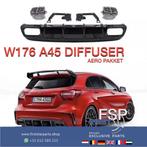 W176 FACELIFT A45 AMG DIFFUSER + UITLAAT SIERSTUKKEN AERO PA