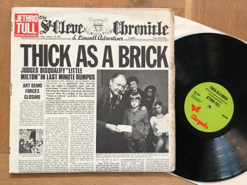 JETHRO TULL - Thick as a brick ( LP; newspaper) beschikbaar voor biedingen
