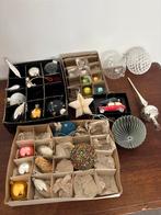 Vintage en nieuwe kerstballen en piek kerstversiering, Ophalen of Verzenden, Zo goed als nieuw