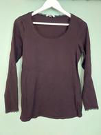 H&M Mama Zwangerschapsshirt - Maat L, Zwart, Maat 42/44 (L), Zo goed als nieuw, H&M Mama