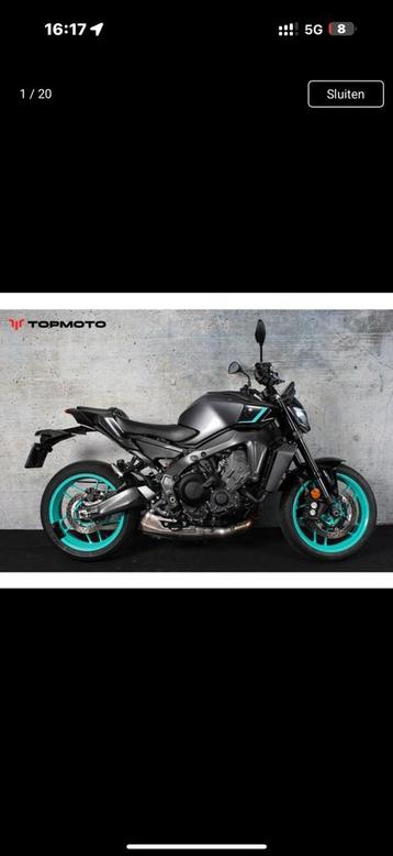 Zeer mooie yamaha mt-09 y amt beschikbaar voor biedingen