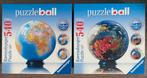 2x Ravensburger 3D Puzzleball 540 Stukjes ZGAN, Ophalen of Verzenden, 500 t/m 1500 stukjes, Zo goed als nieuw, Rubik's of 3D-puzzel