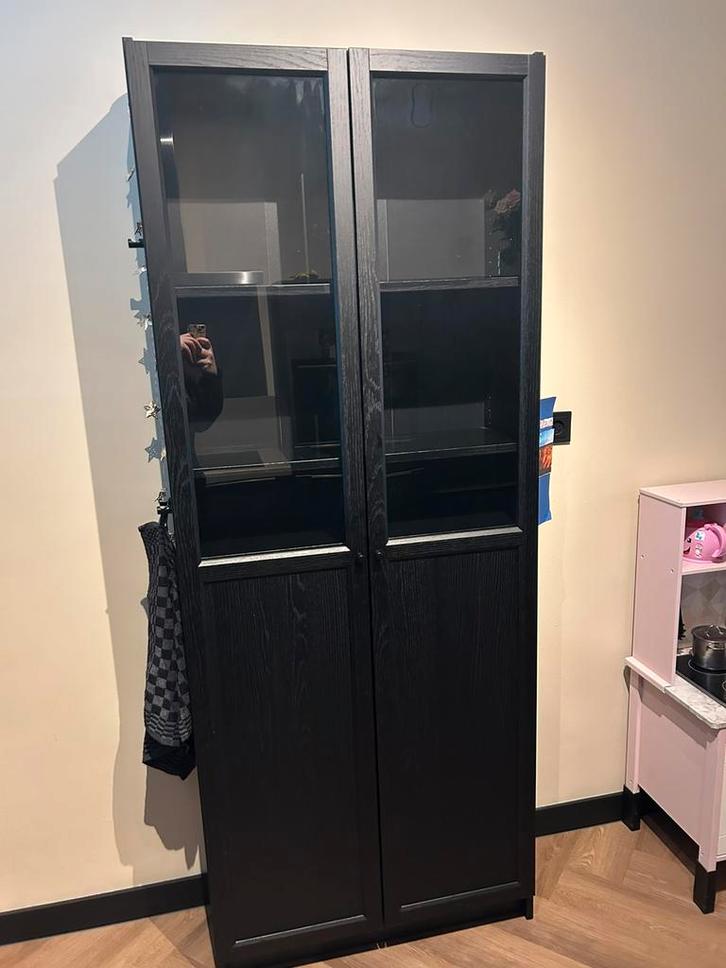 Billy boekenkast IKEA, Huis en Inrichting, Kasten | Vitrinekasten, Gebruikt, 200 cm of meer, 50 tot 100 cm, 25 tot 50 cm, Met deur(en)