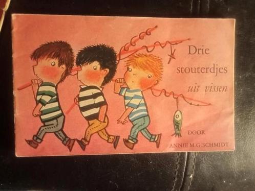 Drie stouterdjes uit vissen - Annie M.G. Schmidt, Boeken, Kinderboeken | Jeugd | onder 10 jaar, Gelezen, Fictie algemeen, Ophalen of Verzenden